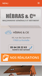Mobile Screenshot of maconnerie-hebras-17.com